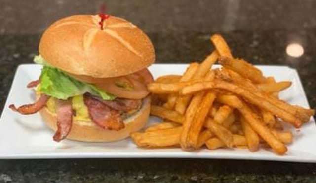 Bacon Cheeseburger & Fries.